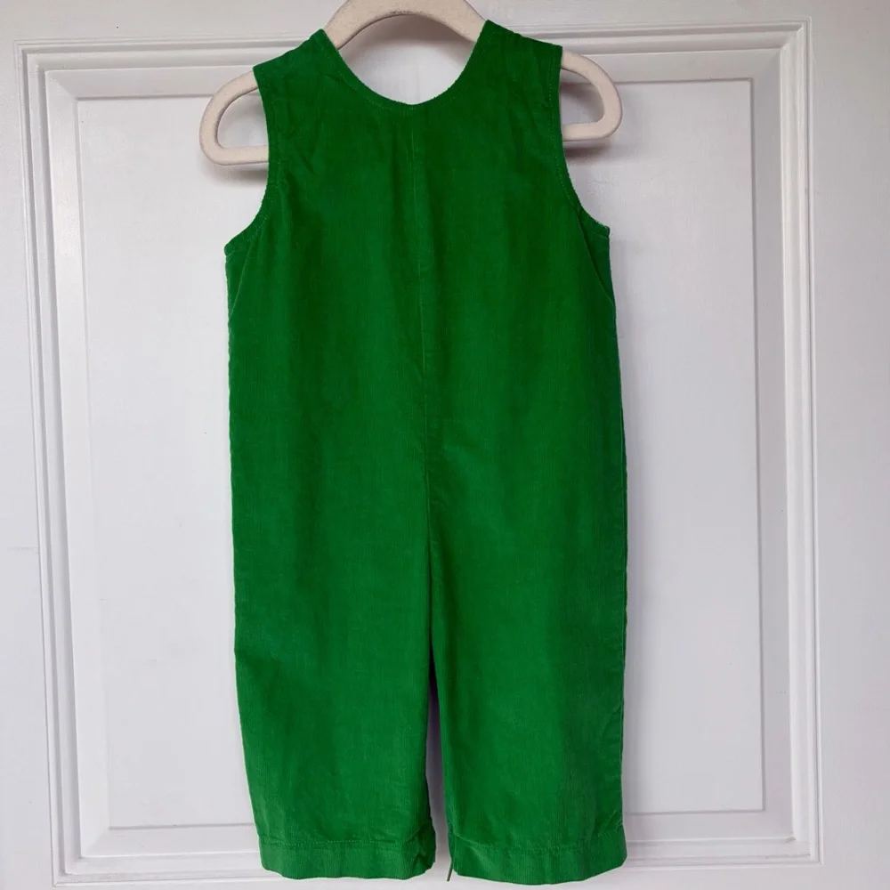 •Funtasia Too!• Corduroy Appliqué Longall Romper - Size 18 Months - Picture 4 of 7